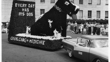 “Cavalcade of Medicine” parade float, 1957.jpg